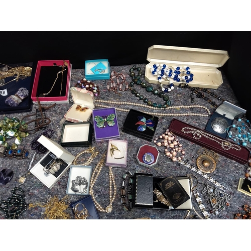 28 - Box of Various Costume Jewellery etc