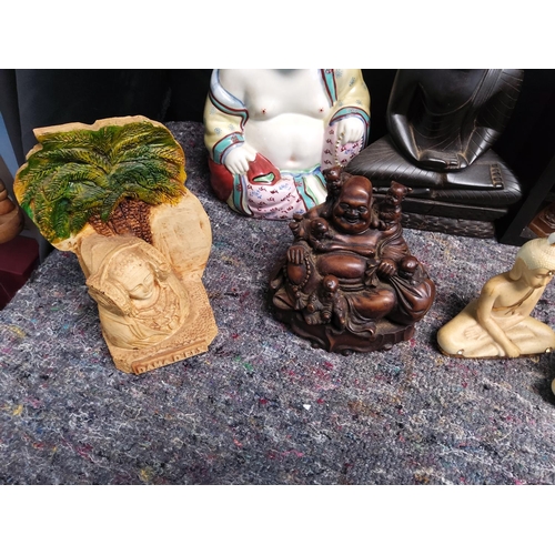 294 - Lot of Various Buddha Figurines, Carvings etc