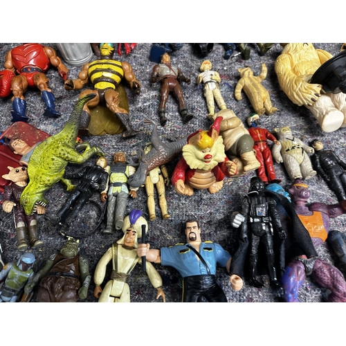 681 - Good Mixed Lot of Vintage Action Figures etc including Star Wars