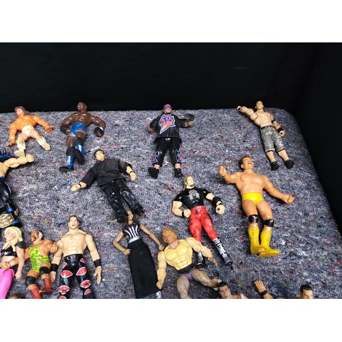 415 - Large Collection of Retro Wrestling Figures