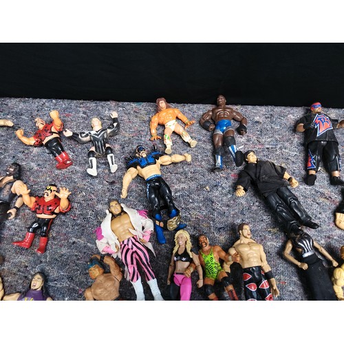 415 - Large Collection of Retro Wrestling Figures