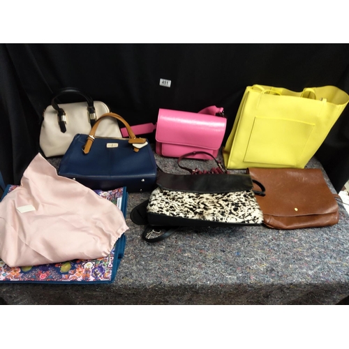 451 - Crate of Good Quality Designer Ladies Handbags