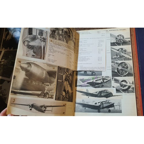 3 - 2x vintage well made Aeroplane scrapbooks documenting British Cival Aircraft