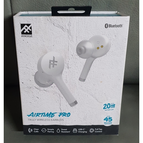 17 - Boxed pair of wireless Bluetooth earbuds