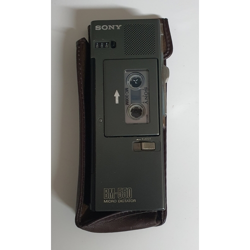 19 - Sony micro dictator with case