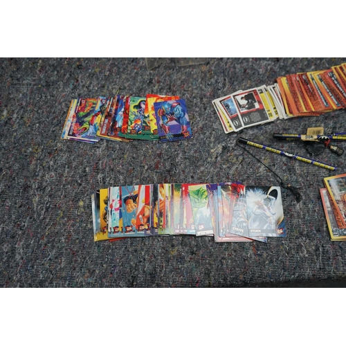 625 - Good Lot of Retro Collectables incl. Spiderman, Marvel Trading Cards, Batman Cards etc