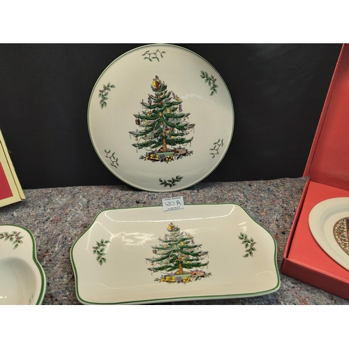 510A - Good Lot of Christmas Plates etc