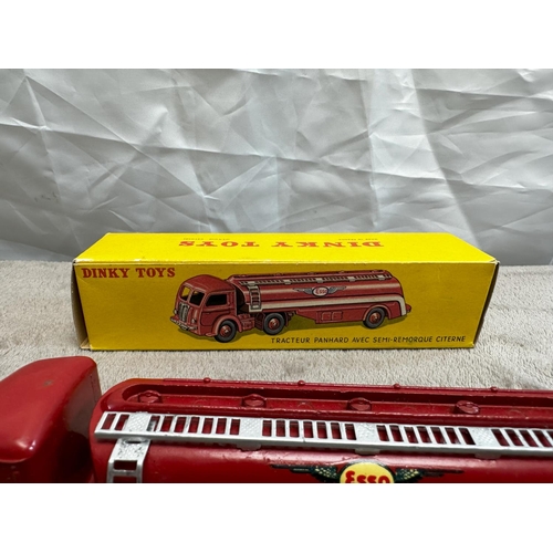 127 - French Dinky Toys  32c Panhard Esso artic tanker (Mint and Boxed)