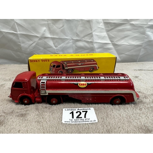 127 - French Dinky Toys  32c Panhard Esso artic tanker (Mint and Boxed)