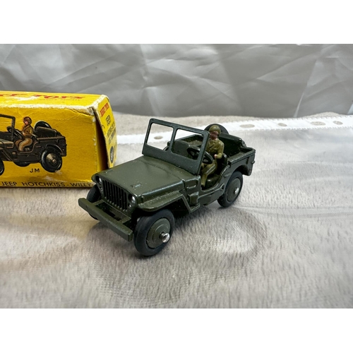 36 - French Dinky 80b Hotchkiss Willies Jeep Mint with Good Box