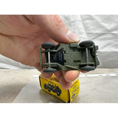 36 - French Dinky 80b Hotchkiss Willies Jeep Mint with Good Box