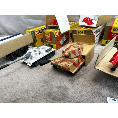 37A - Group of 7 M & B Corgi Tanks-900, 901, 902, 903, 904, 905, 906