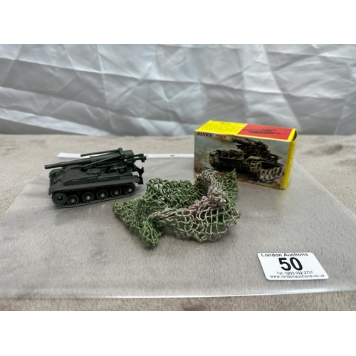 50 - French Dinky 813 Self Propelled ABS Gun (Mint & Boxed)