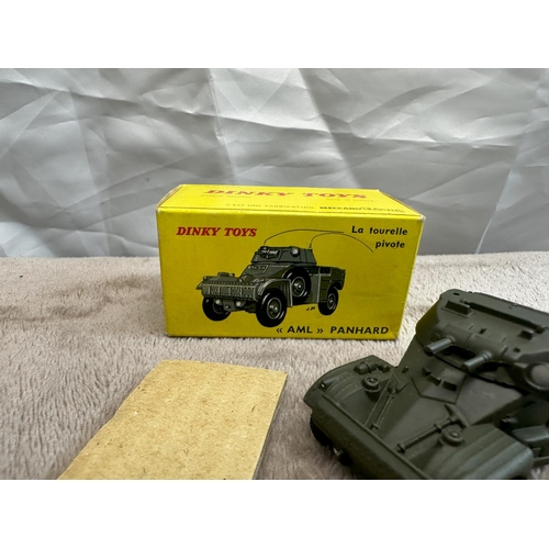 51 - French Dinky 814 AML Armoured Panhard (Mint & Boxed)