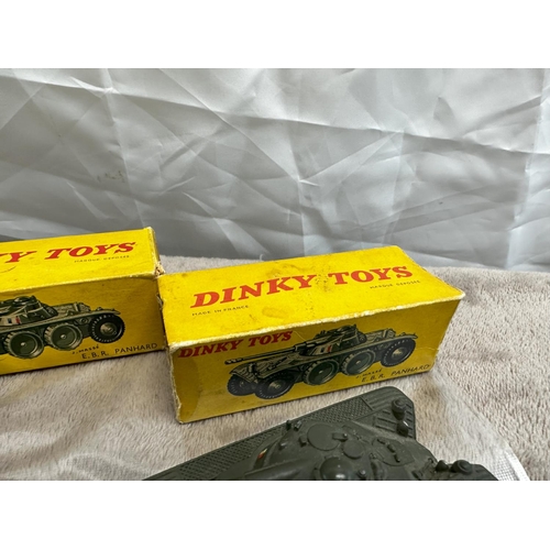 52 - Pair of French Dinky 815 EBR Panhard (Mint & Boxed)