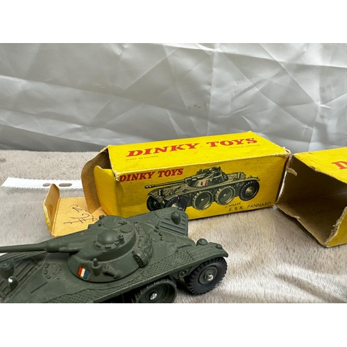 52 - Pair of French Dinky 815 EBR Panhard (Mint & Boxed)