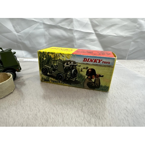 66 - French Dinky 828 Jeep SS-10 Missile Carrier Mint with Good Box