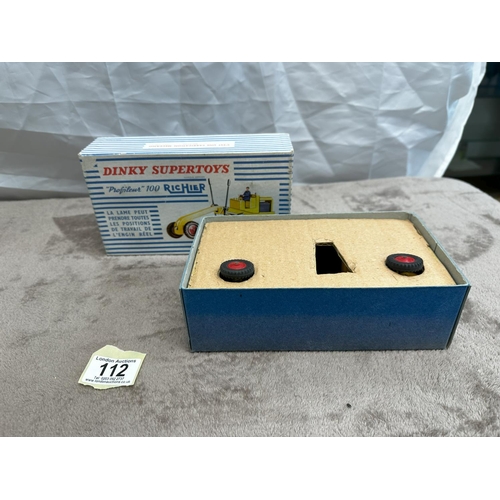 112 - French Dinky Super Toys  886 Richier Road Leveller. (Mint and Boxed)