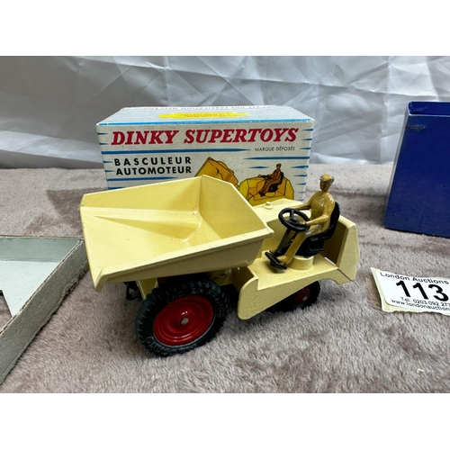 113 - French Dinky Super Toys  437 Muir Hill Dumper (Mint and Boxed)