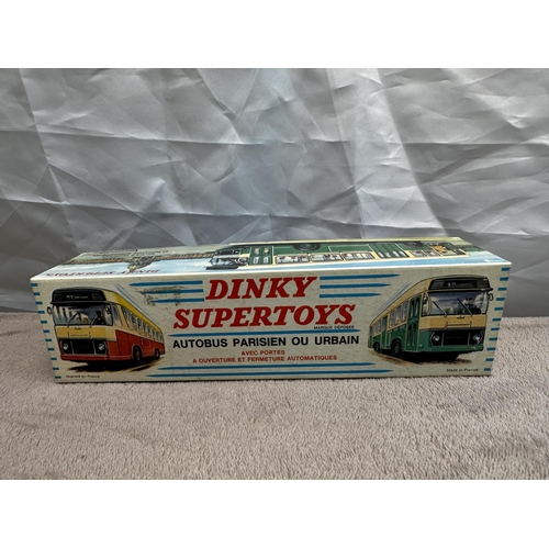 118 - French Dinky Super Toys  889 Berliet Paris Bus. (Mint and Boxed)