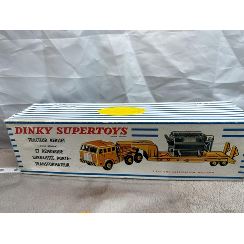 120 - French Dinky Super Toys  898 Berliet Transforme Carrier. (Mint and Boxed)