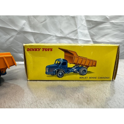 124 - French Dinky Toys  580 Berliet Tipper (Mint and Boxed)