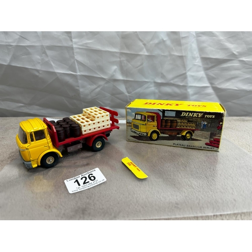 126 - French Dinky Toys  588 Berliet Gak (Mint and Boxed)