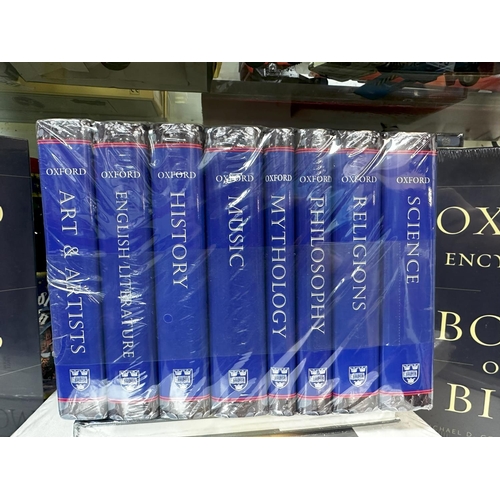 200 - Sealed Oxford Dictionary Set & Two Oxford Encyclopedia of Books of the Bible