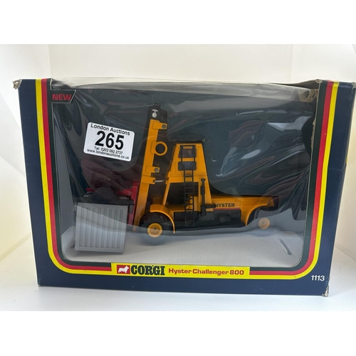 265 - Unused & Boxed Corgi Hyster Challenger 800