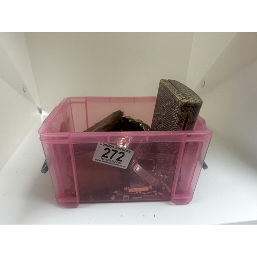 272 - Box of Assorted Jewellery etc