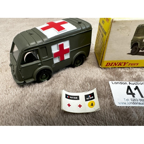 41 - French Dinky 807 Cross Country Ambulance (Mint and Boxed)