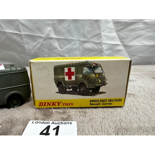 41 - French Dinky 807 Cross Country Ambulance (Mint and Boxed)