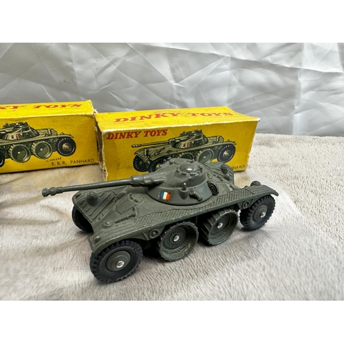 52 - Pair of French Dinky 815 EBR Panhard (Mint & Boxed)