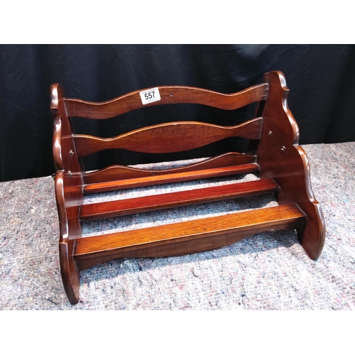 557 - Mahogany Book Stand