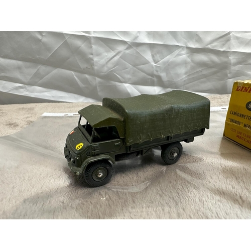 59A - French Dinky Toys 821 Mercedes Unimog Mint with Fair Box