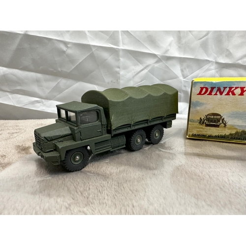 62A - French Dinky Toys 824 Berliet Gazelle 6x6 Mint with Good Box