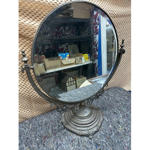 684 - Antique Vanity Mirror Dimensions 70cm Tall