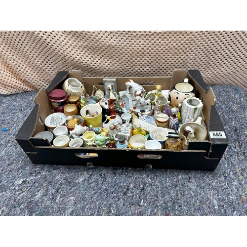 685 - Large Lot of Mostly Art Deco Figurines; Porcelain & Ceramic