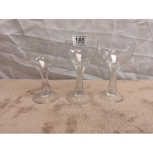 180 - Pair of Victorian Champagne Glasses