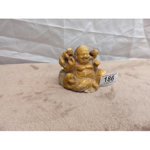 186 - Carved Soapstone Buddha