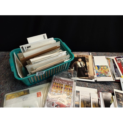 570 - Large Collection of Various Postcards