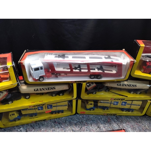 606 - Lot of Various Corgi Boxed Unopened (boxes poor) Trucks and Lorry's - Corgi 1112, 1169 etc