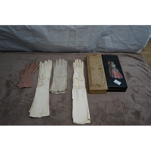 459A - Good Collection of Ladies Gloves to include Unused Opera Leather Gloves, Lace Gloves etc