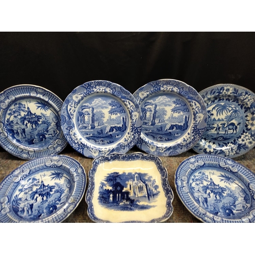 349 - Collection of Blue & White to include Copeland Spode, 3 