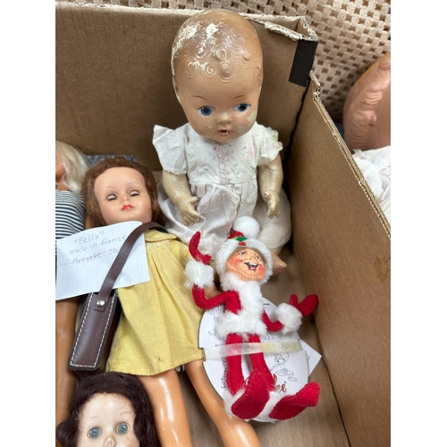 730 - A Lot of various Vintage Dolls incl. Bild Lili (Hong Kong) Doll 1950s Andy Pandy Pelham Puppet,  Pen... 