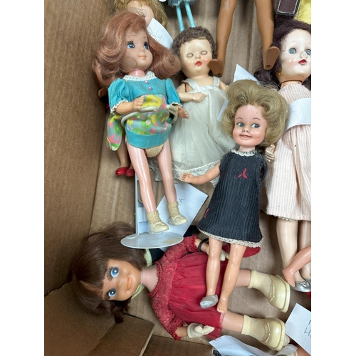 730 - A Lot of various Vintage Dolls incl. Bild Lili (Hong Kong) Doll 1950s Andy Pandy Pelham Puppet,  Pen... 