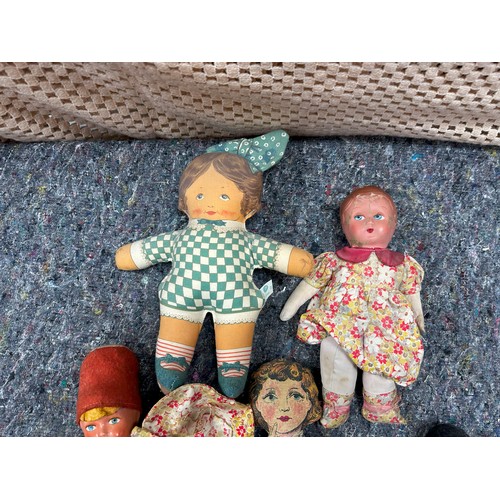 714 - Lot of Various Rag Dolls incl. Betty Boots etc