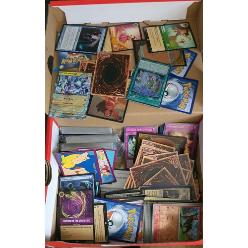 20 - Selection of loose trading cards including Pokemon, Yu-gi-oh, Disney Lorcana, Magic the Gathering an... 