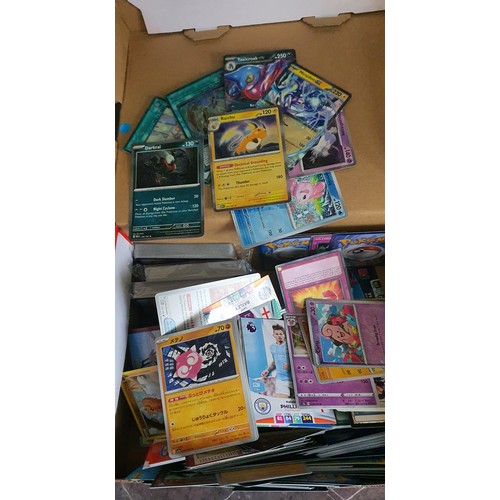 20 - Selection of loose trading cards including Pokemon, Yu-gi-oh, Disney Lorcana, Magic the Gathering an... 