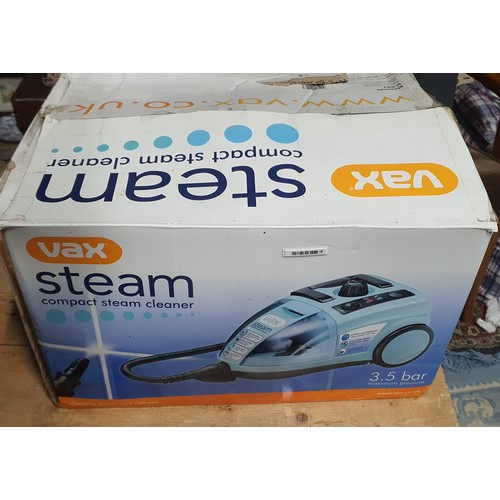 19A - Boxed Vax steam cleaner